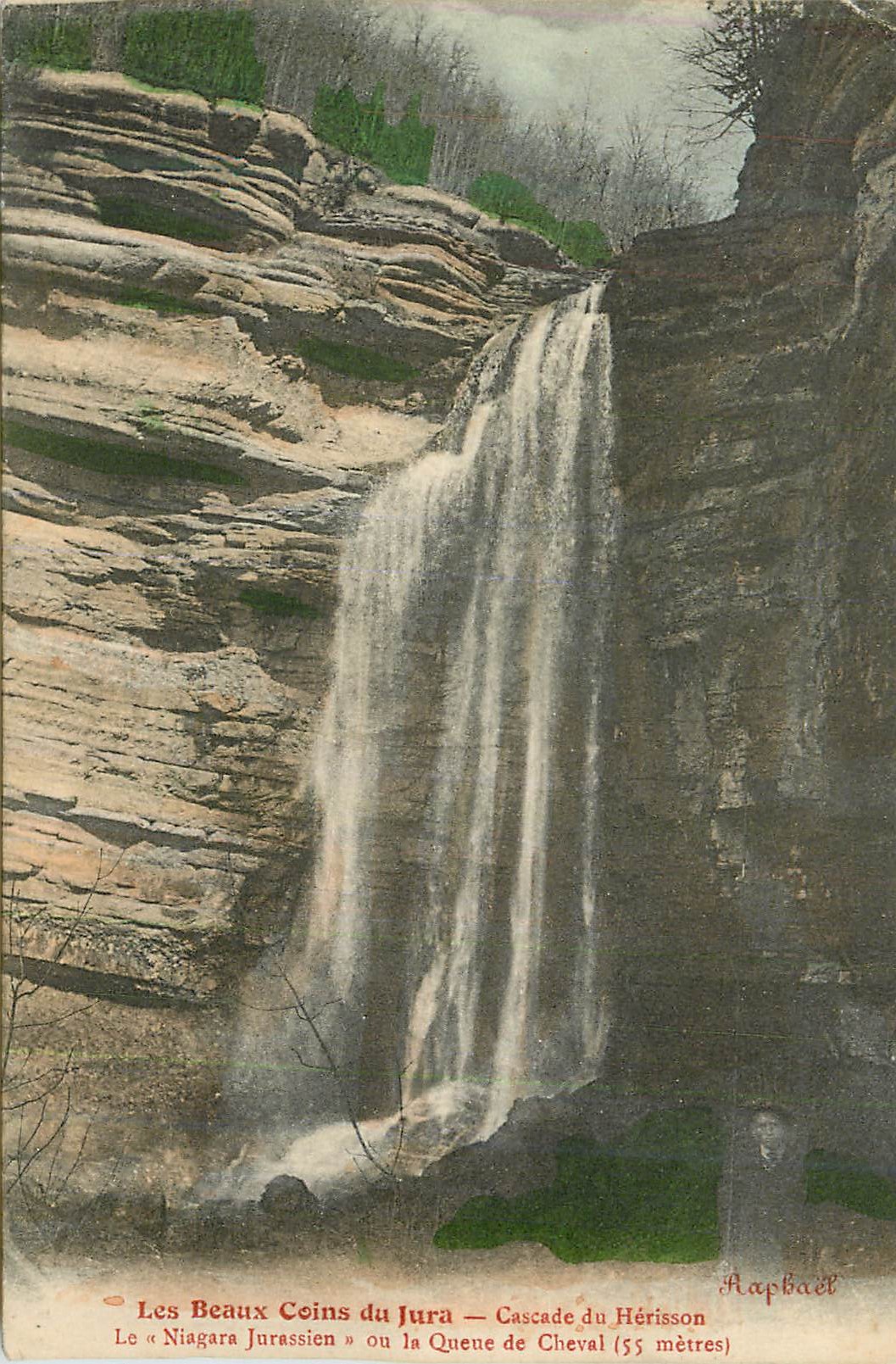 CPA Les Beaux Coins du Jura Cascade du Herisson