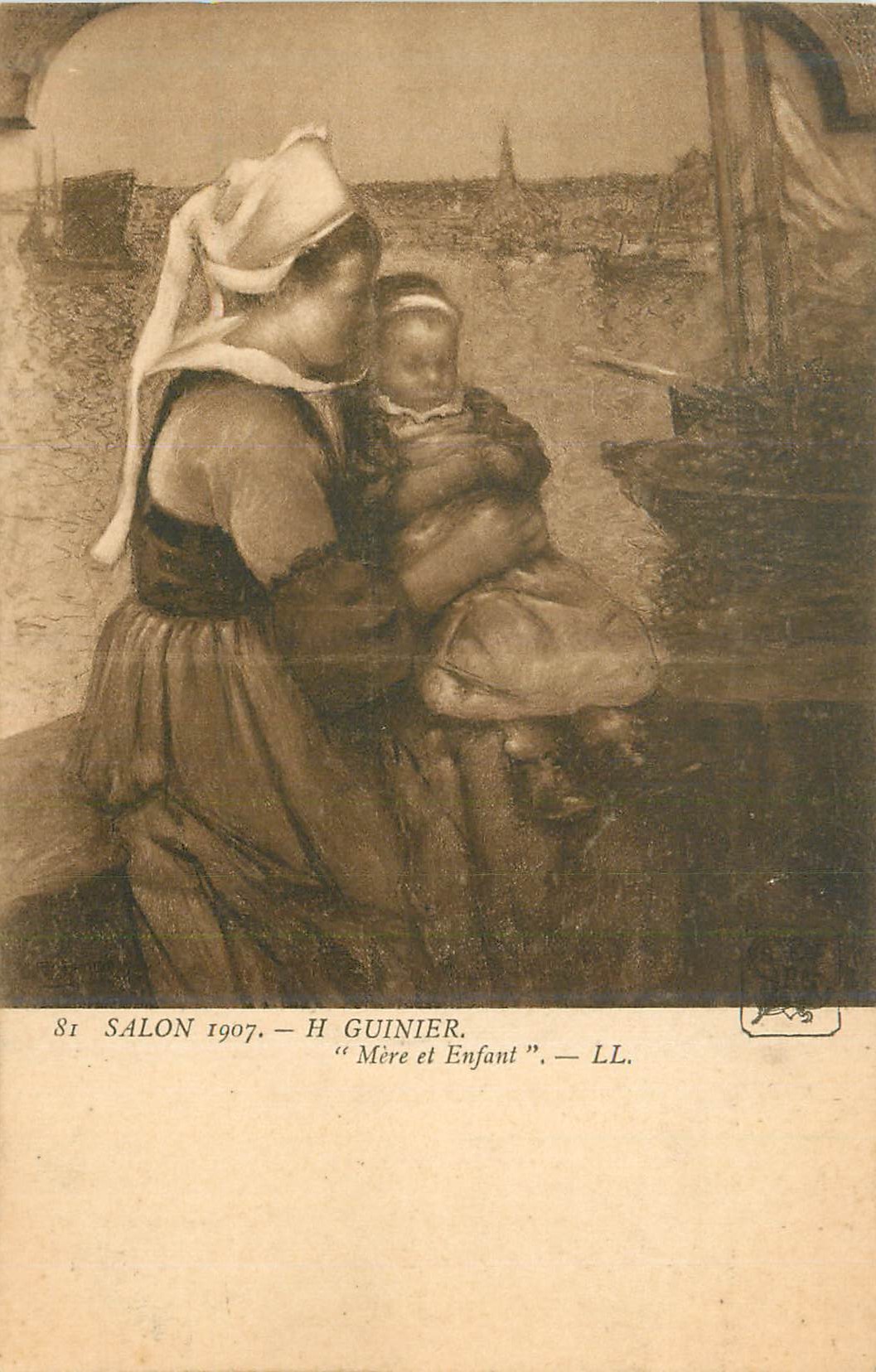 CPA Salon 1907 H Guinier Miere et Enfant