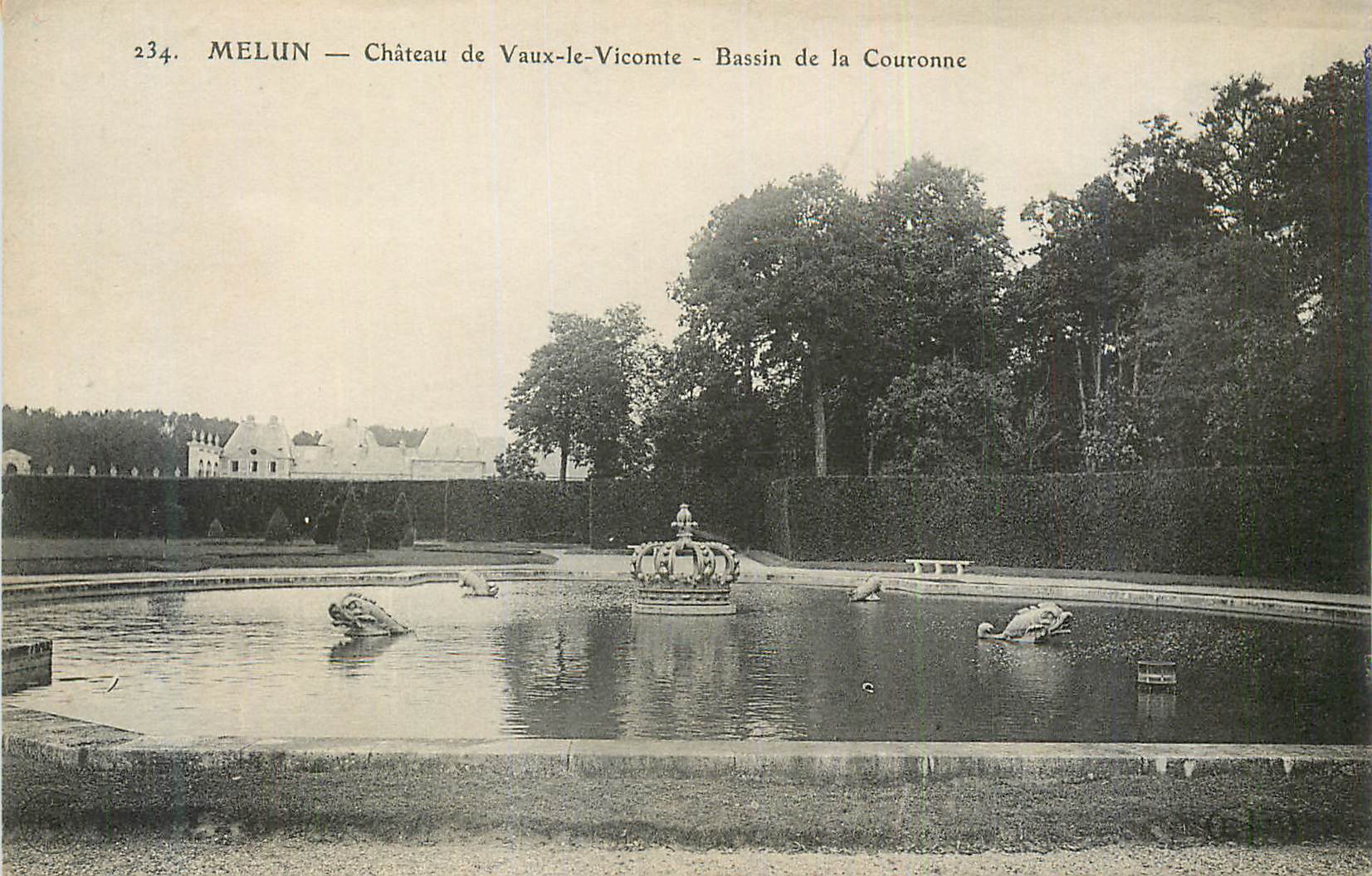 MELUN — Château de Vaux-le-Vicomte — Bassin de la Couronne
