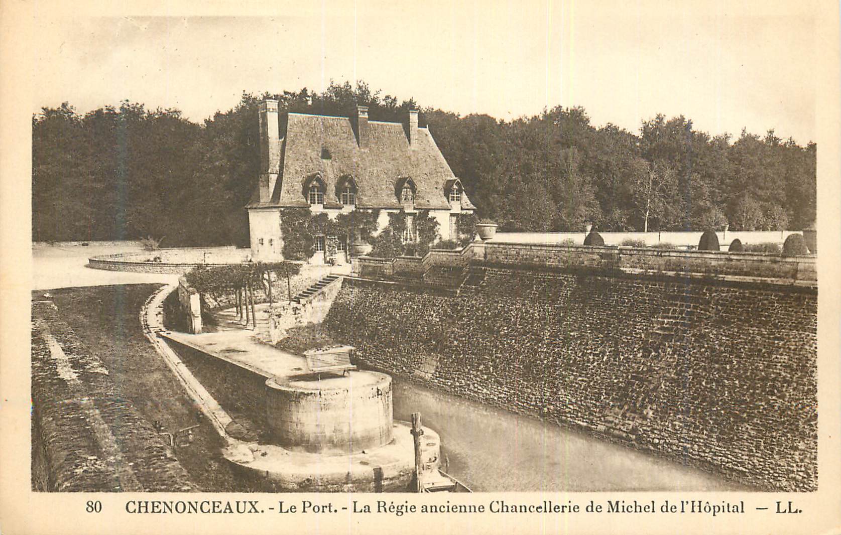 CPA Chenonceaux Le Port La Regie ancienne Chancellerie de Michel de l'Hopital