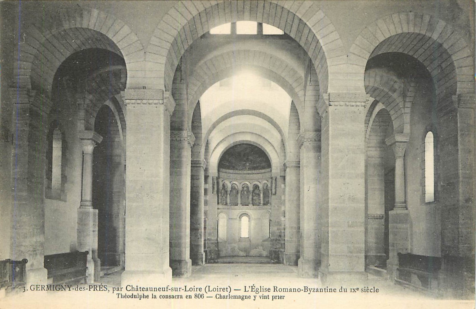 CPA Germigny des Pres par Chateauneuf sur Loire (Loiret) L'Eglise Romano Byzantine du IXe Siecle