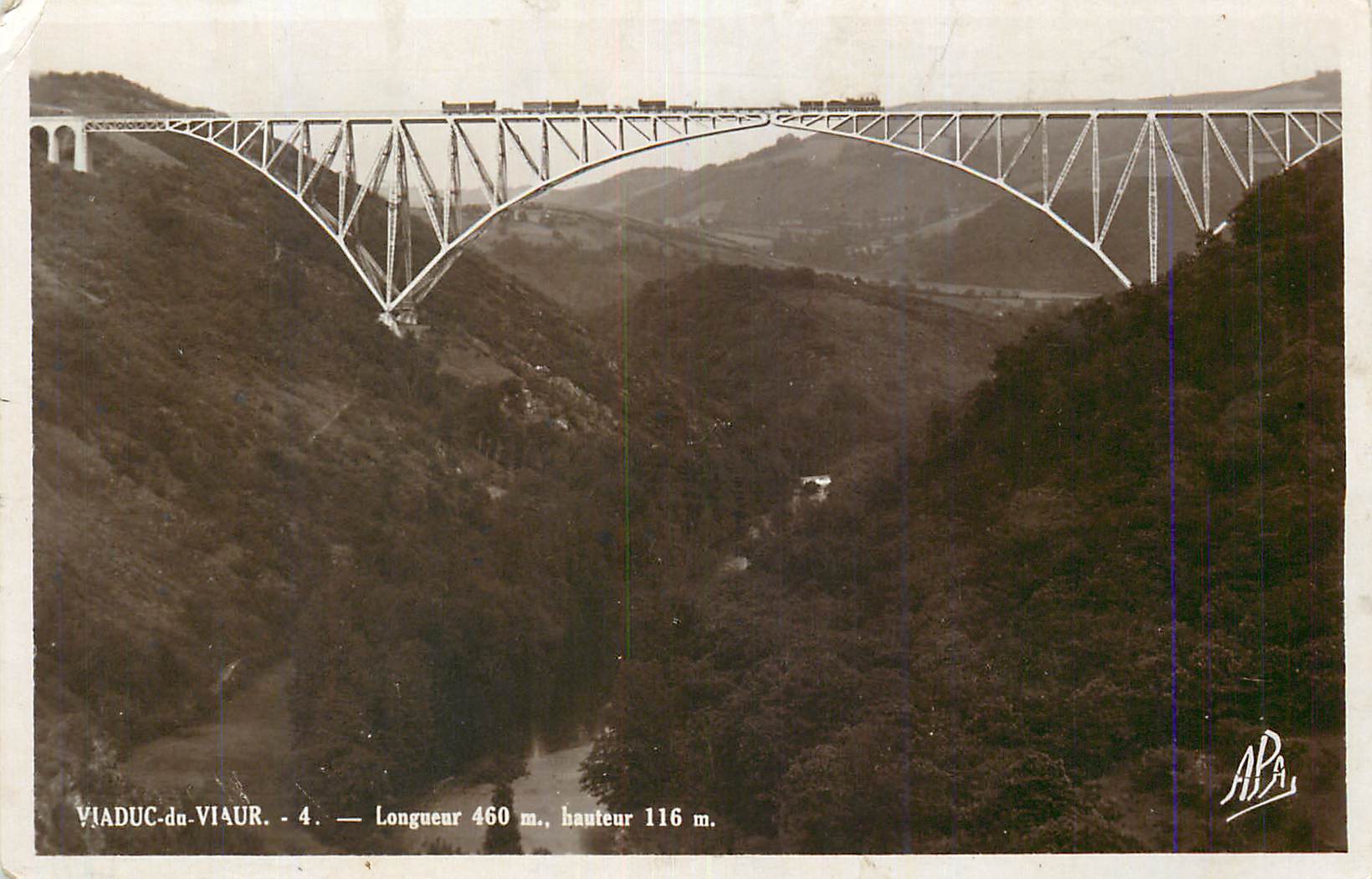 CPM Viaduc du Viaur Longueur 460 m Hauteur 116 m