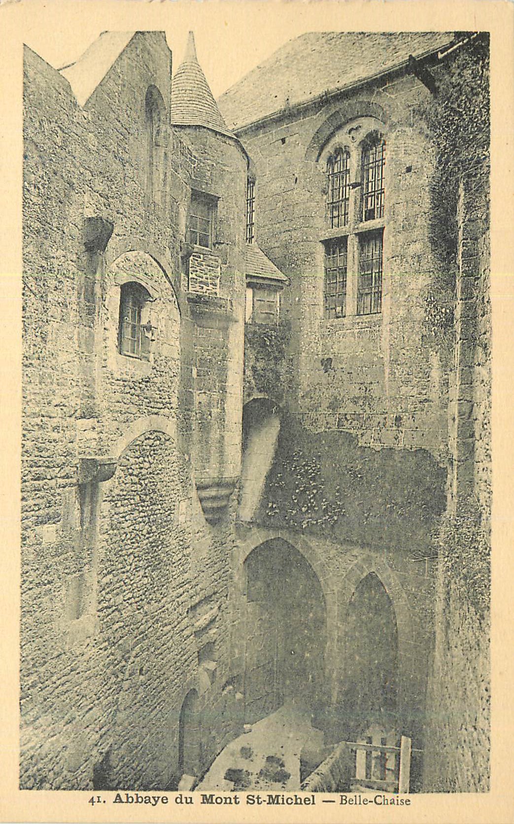 CPA Abbaye de Mont Saint Michel Belle Chaise