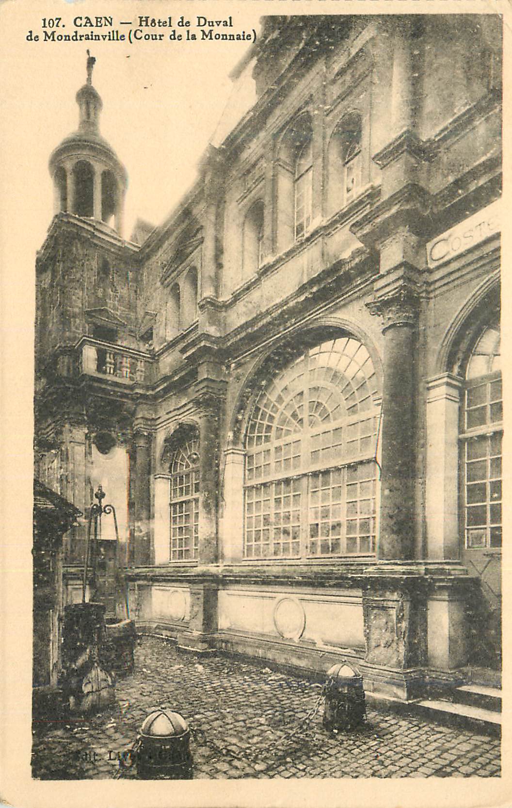 CPA Caen Hotel de Duval de Mondrainville