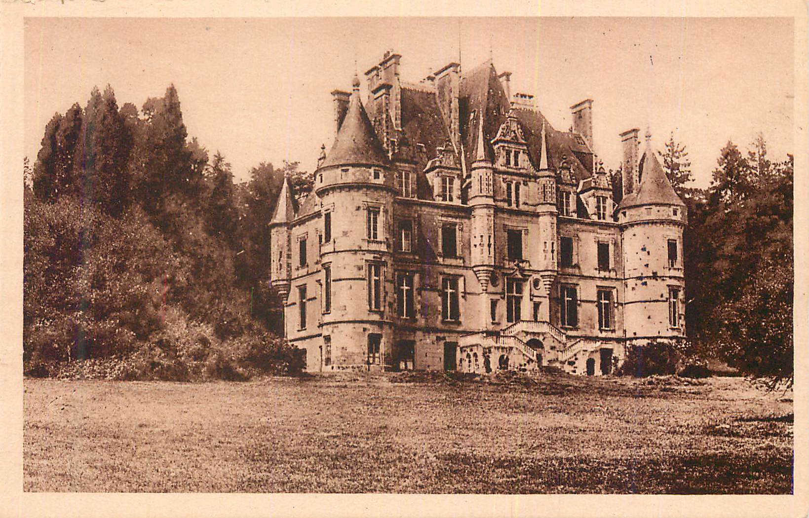 CPA Tesse la Madeleine Le Chateau