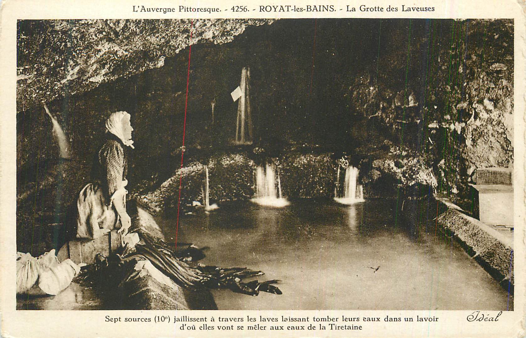 CPA Royat les Bains L'Auvergne Pittoresque La Grotte des Laveuses