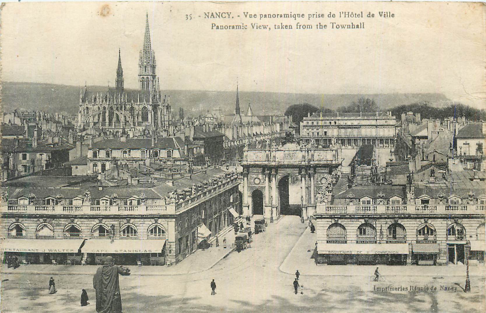 CPA Nancy Vue Panoramique prise de l'Hotel de Ville
