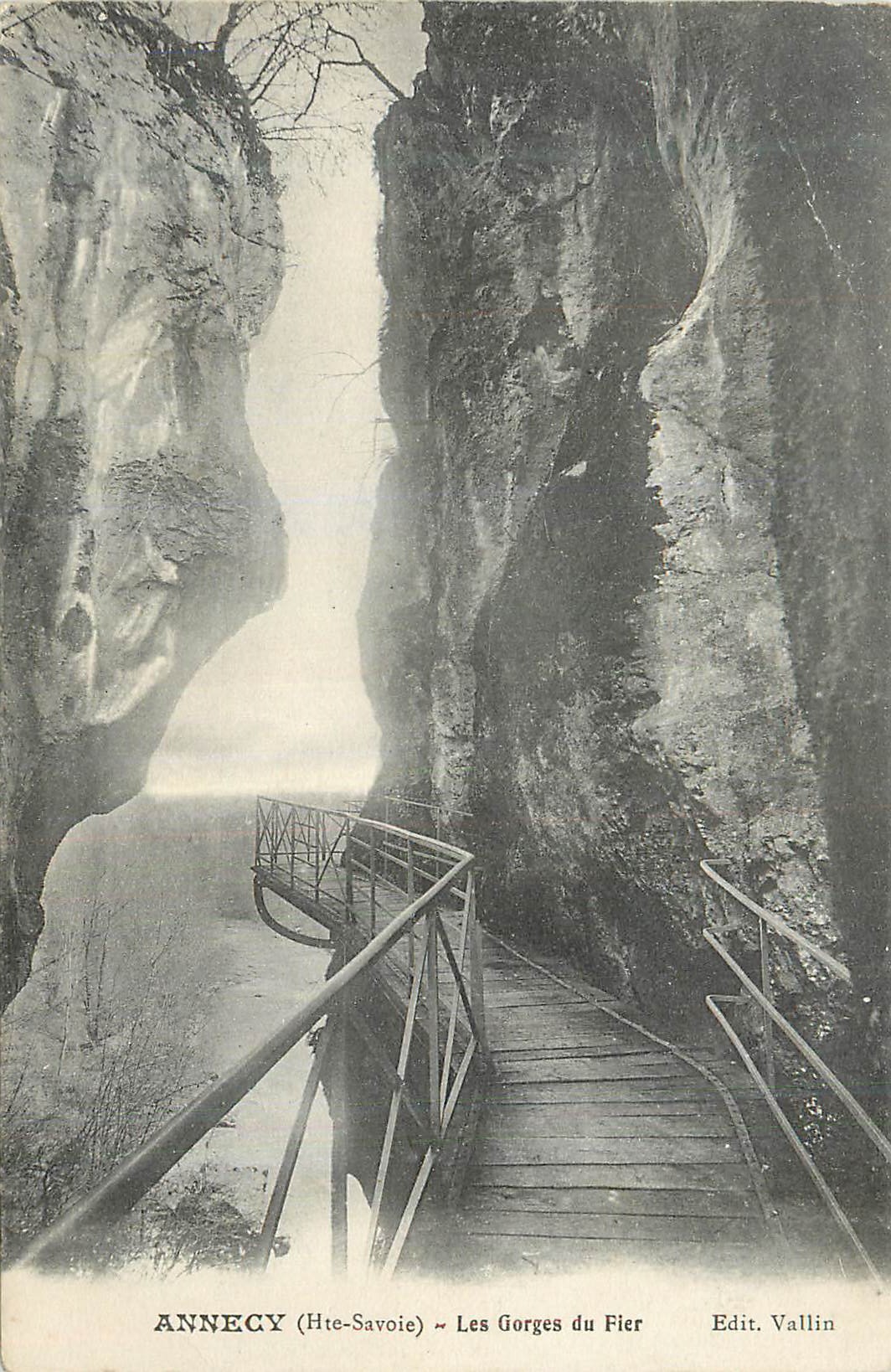 ANNÉCY (Hte-Savoie) ~ Les Gorges du Fier — Edit. Vallin