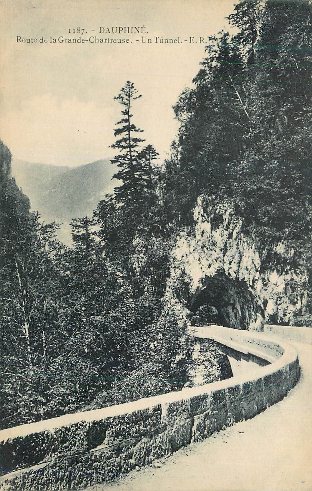 Route de la Grande-Chartreuse — Un Tunnel — Dauphiné — E.R.