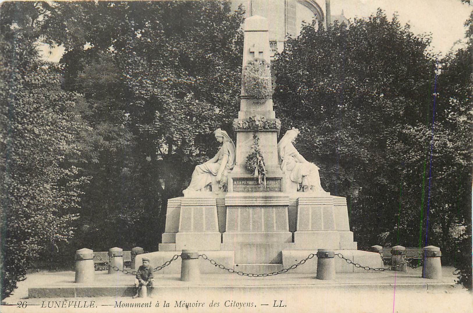 Lunéville — Monument à la Mémoire des Citoyens — LL. — n°26