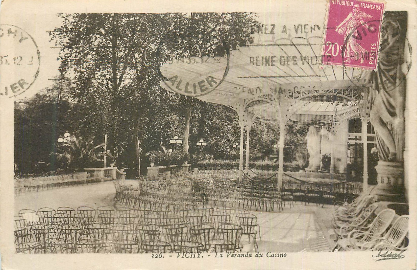 CPA Vichy La Veranda du Casino