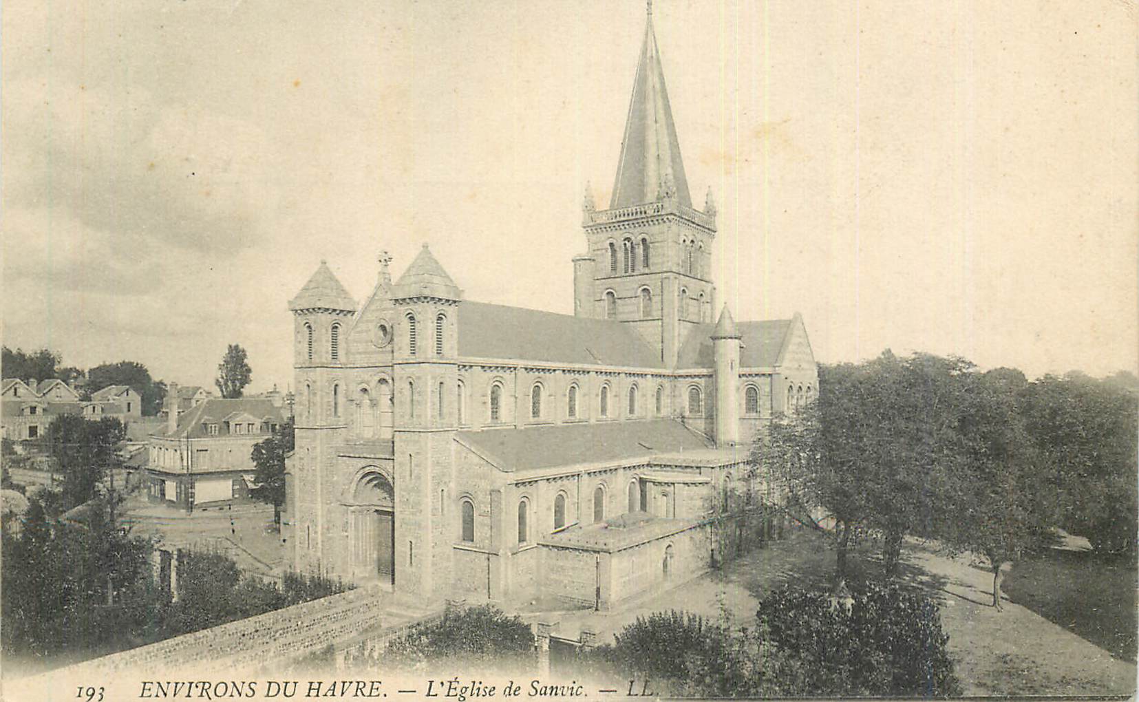 CPA Environs du Havre L'Eglise de Sanvio