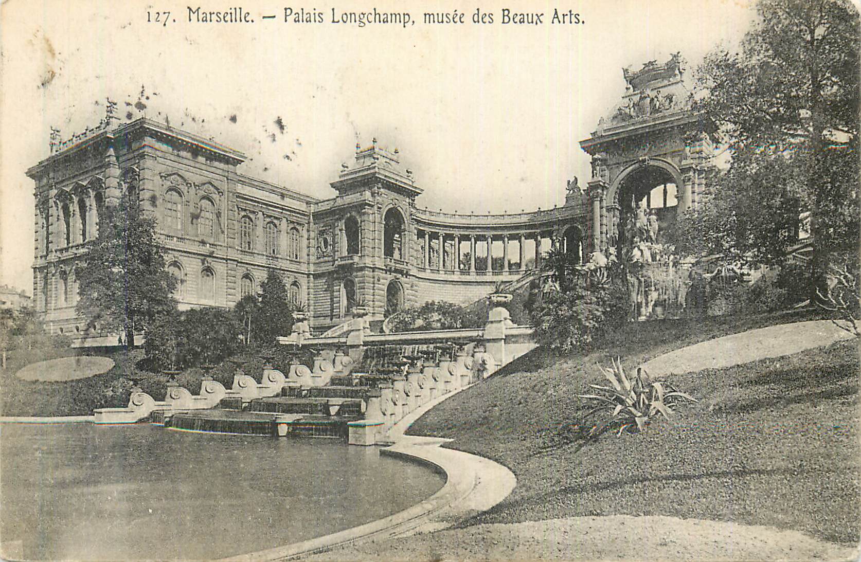 CPA Marseille Palais Longchamp Musee des Beaux Arts