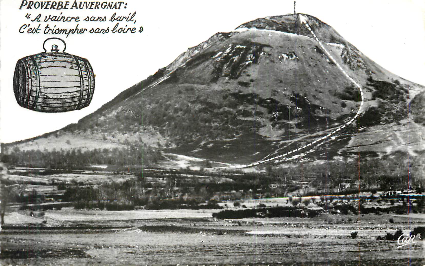 CPM L'Escalade a Pic du Puy de Dome (alt 1465 m)