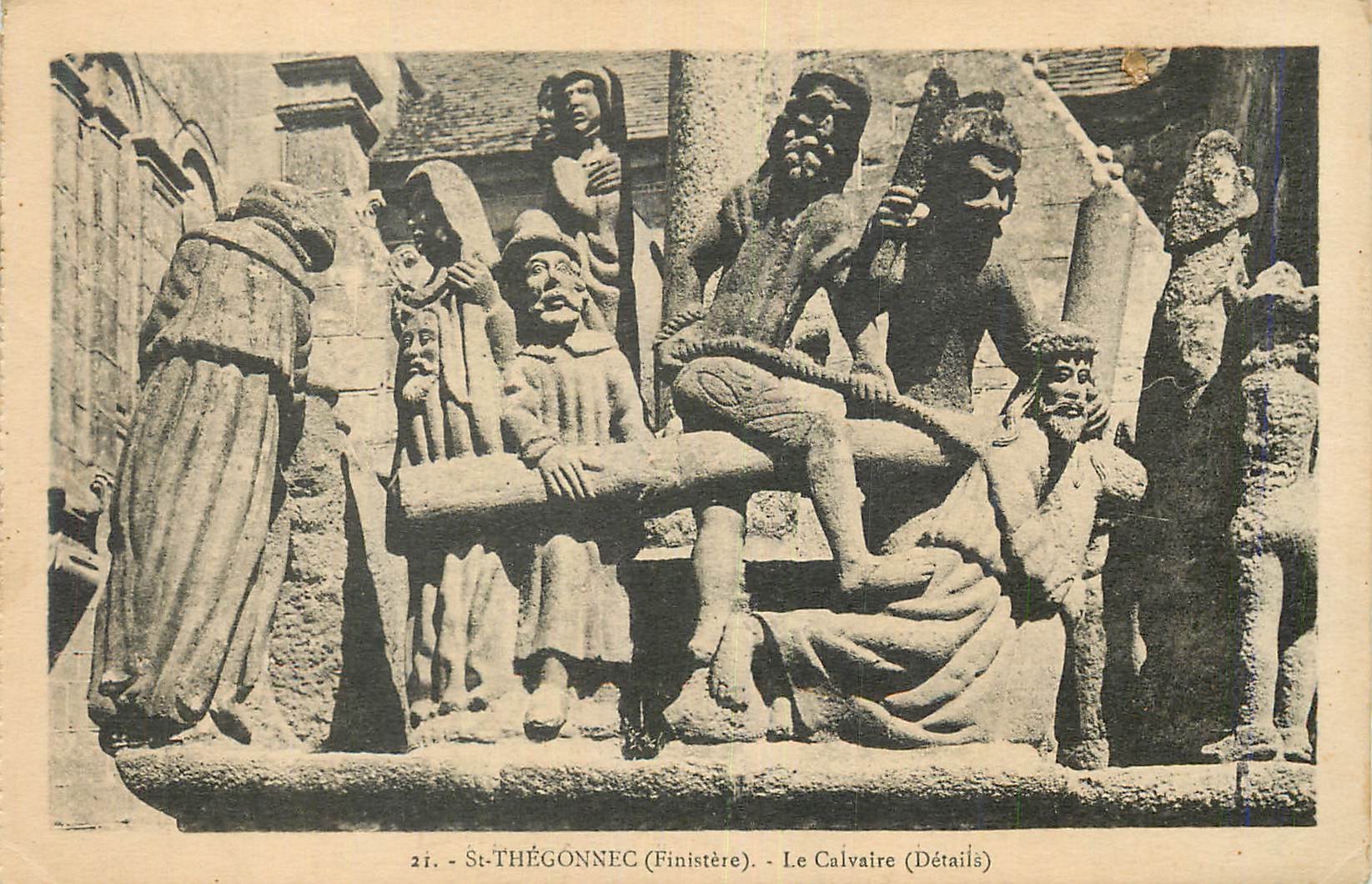 St-Thégonnec (Finistère) — Le Calvaire (Détails)