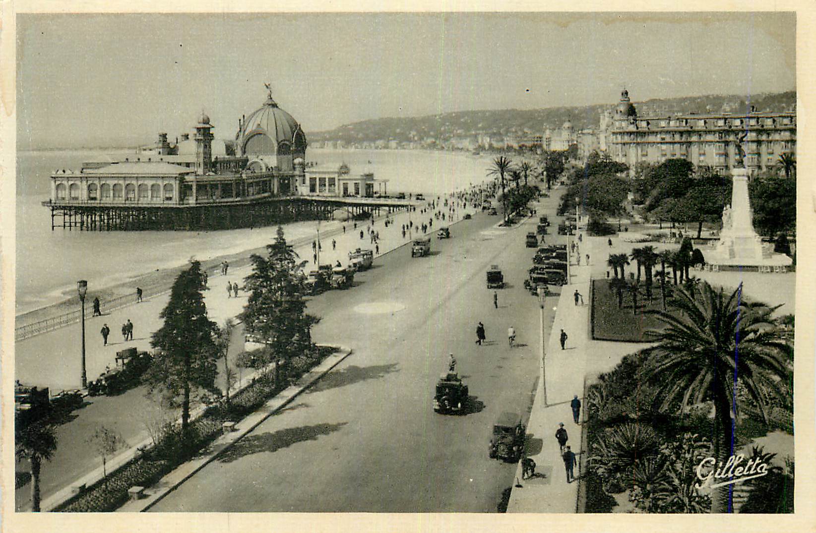 CPM Nice Cote d'Azur Artistique Promenade des Anglais Cosino de la Jetee