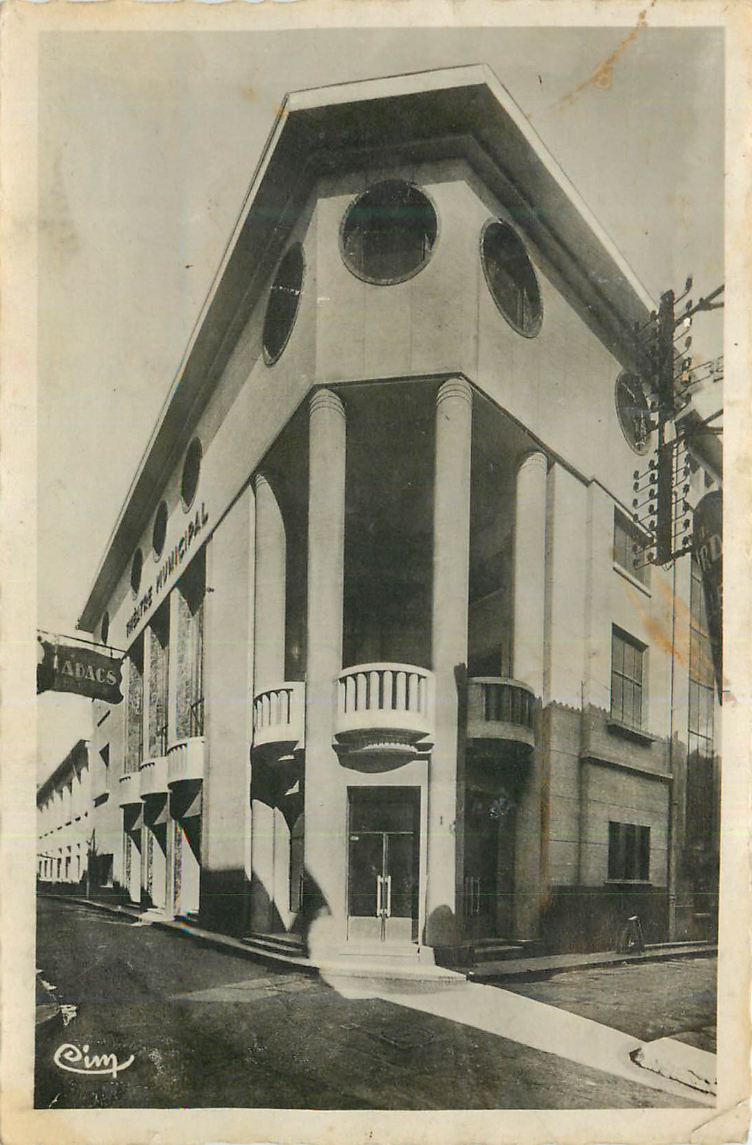 CPM Carcassonne (Aude) Le Nouveau Theatre Municipal