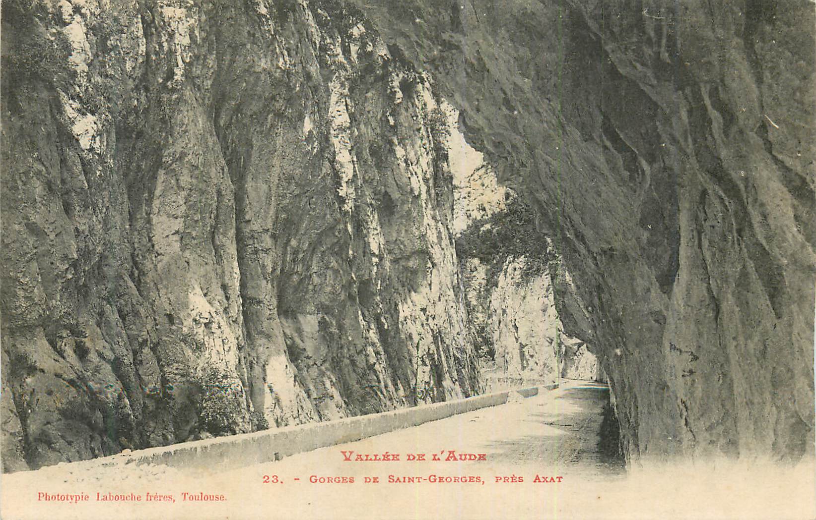 CPA Vallee de l'Aude Gorges de Saint Georges pres Axat