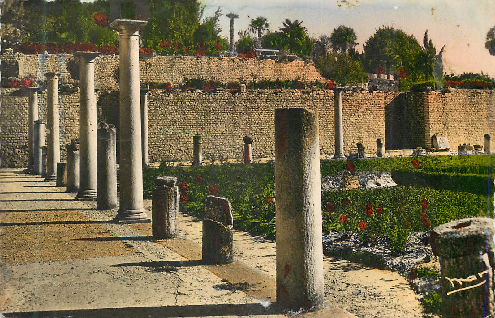 Ruines antiques — colonnades et jardins — éditeur 'Mon' n° 147