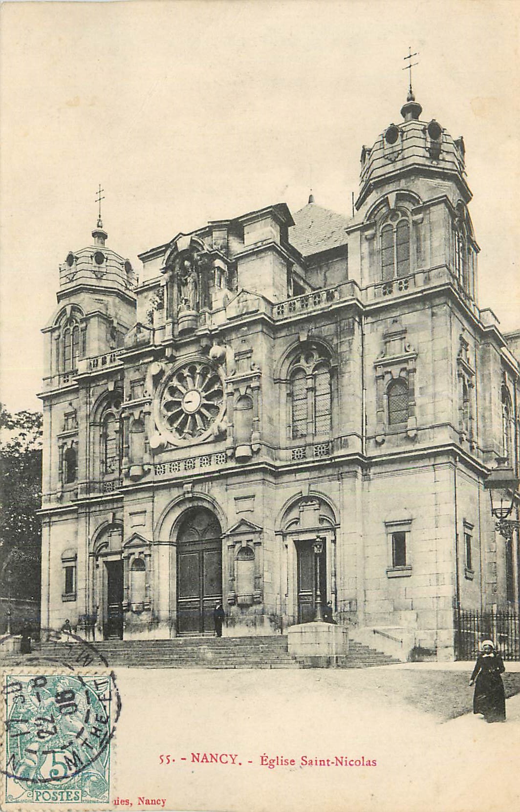 CPA Nancy Eglise Saint Nicolas