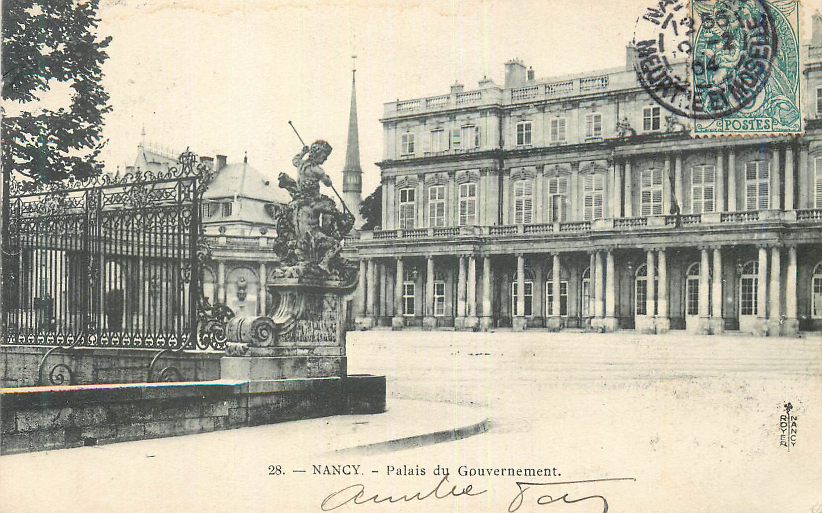 CPA Nancy Palais du Gouvernement