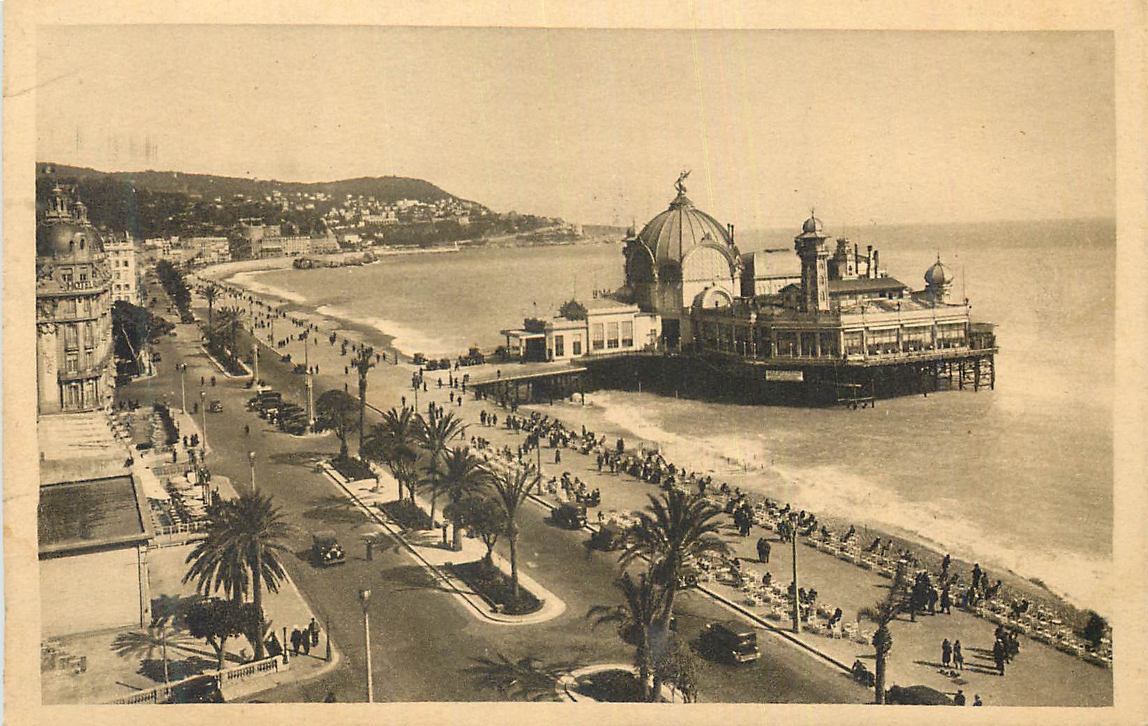 CPA Nice Cote d'Azur Artistique Casino de la Jetee Baie des Anges