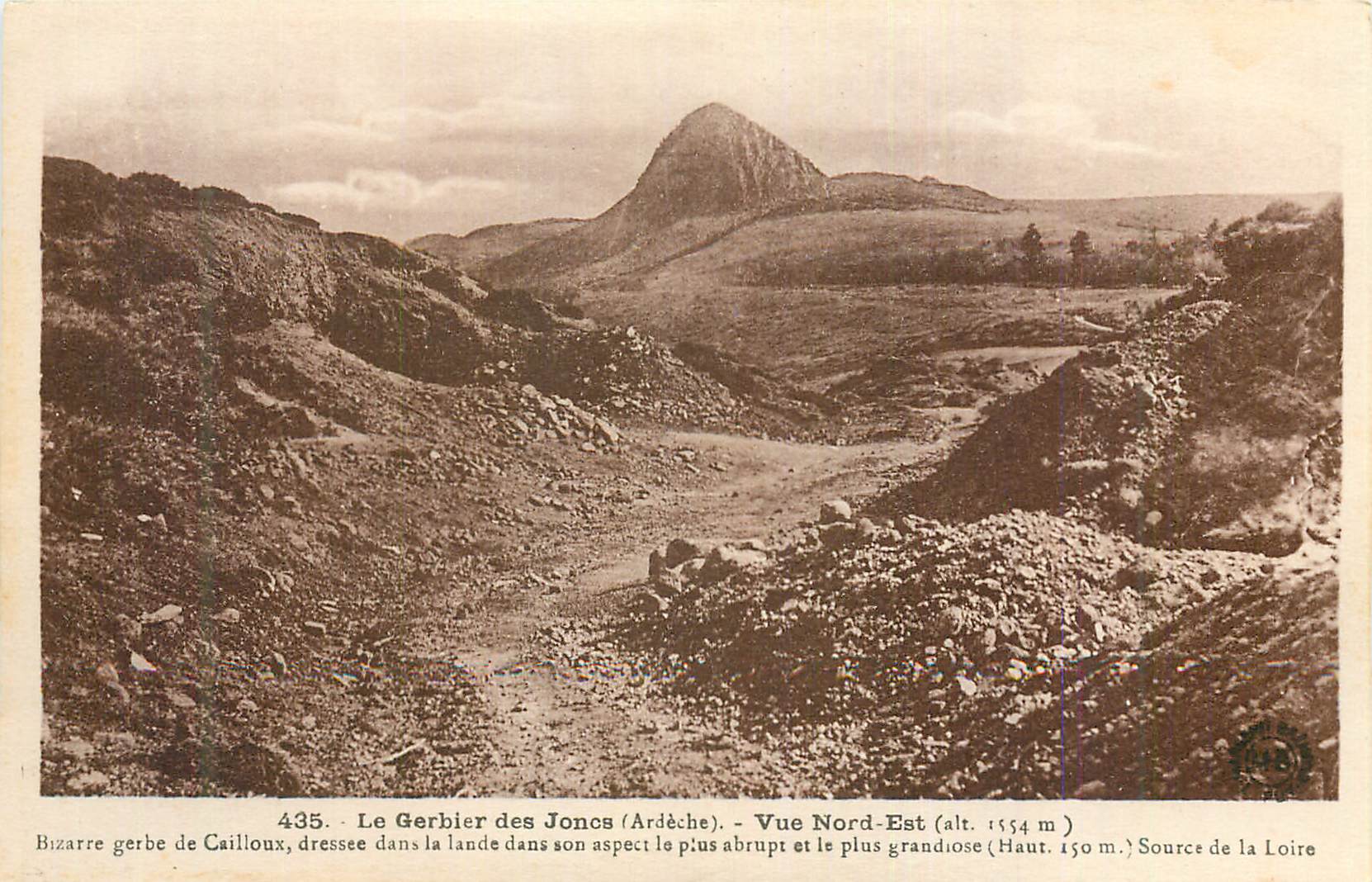 CPA Le Gerbier des Joncs (Ardeche) Vue Nord Est (alt 1554 m)