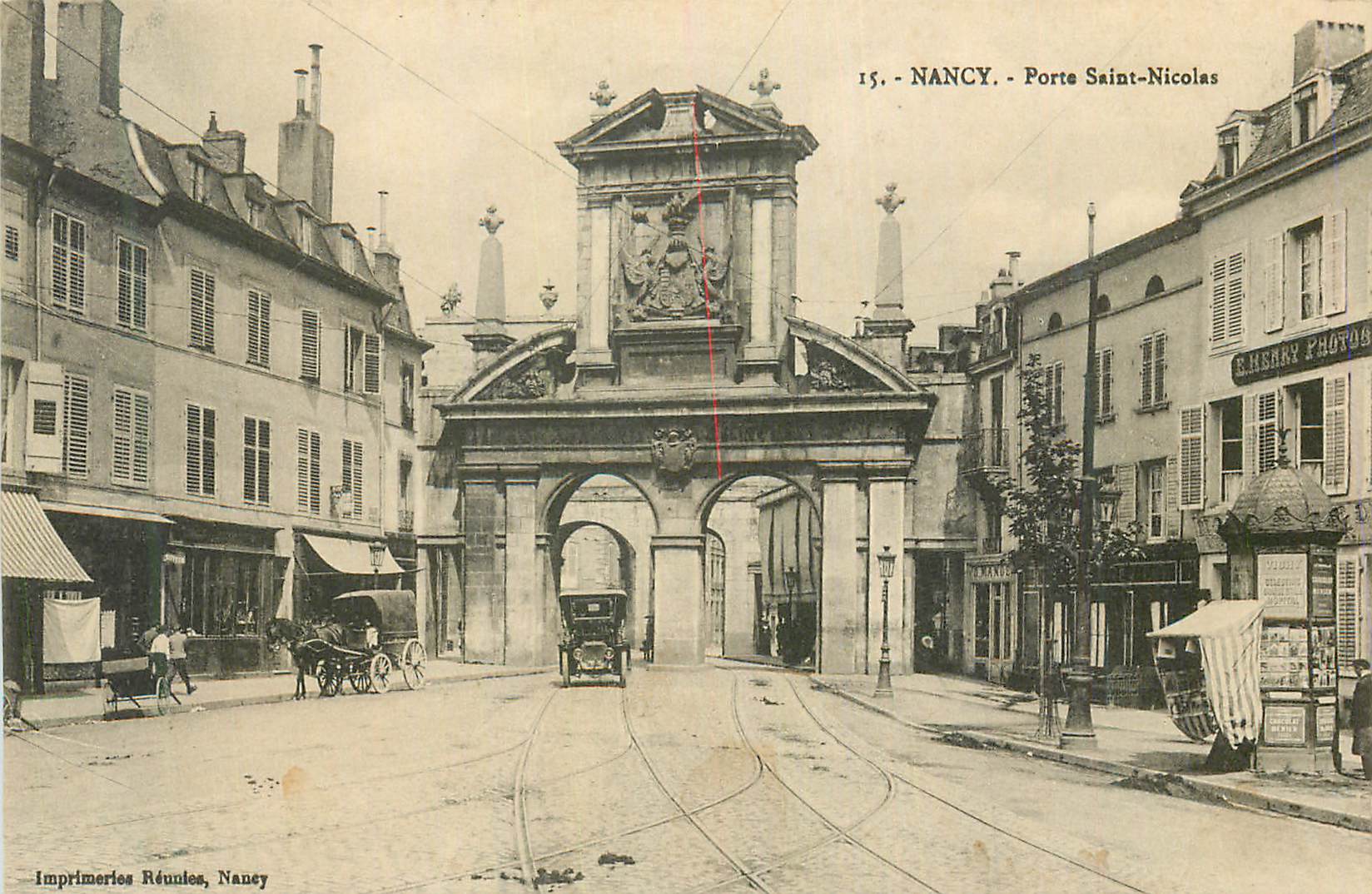 CPA Nancy Porte Saint Nicolas