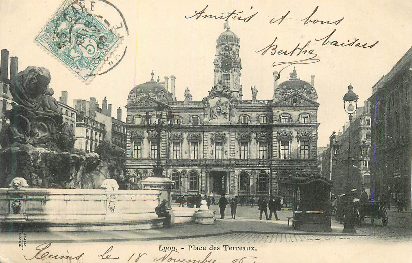 CPA Lyon Place des Terreaux