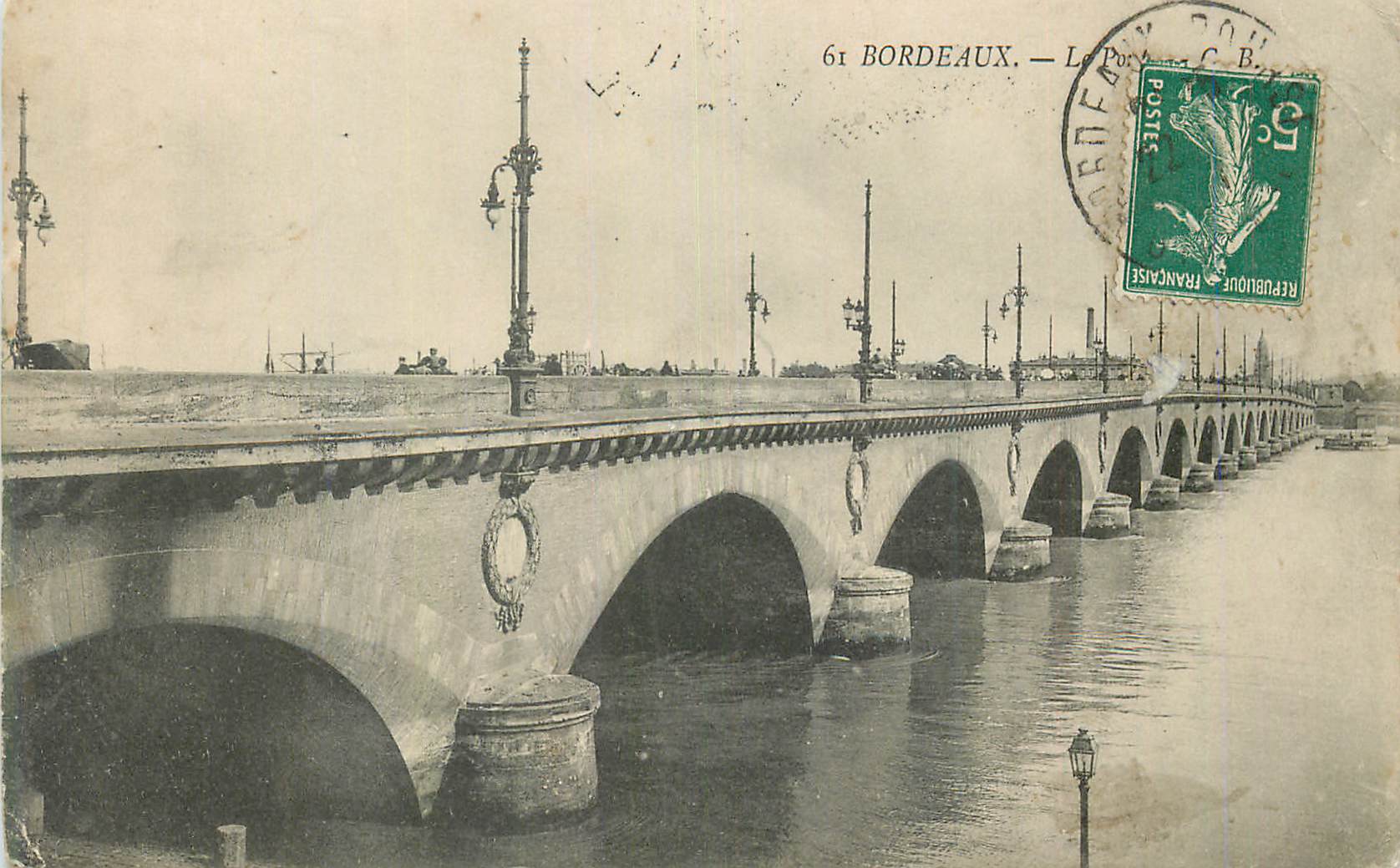 CPA Bordeaux Le Pont