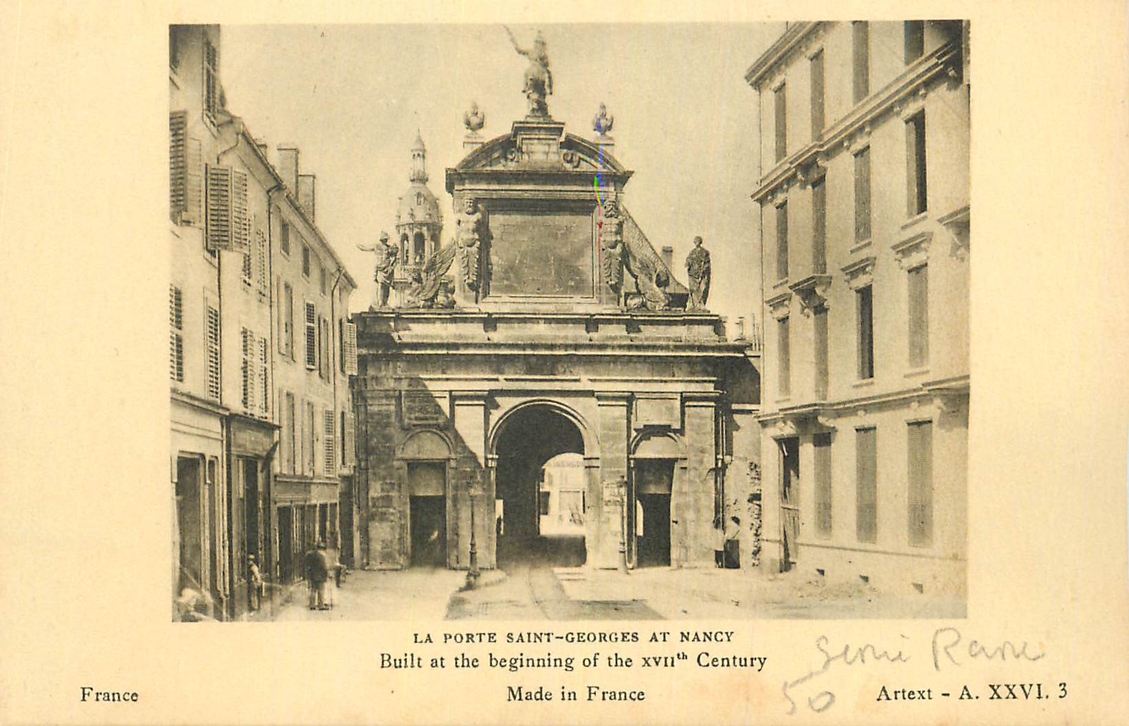 CPA La Porte Saint Georges at Nancy