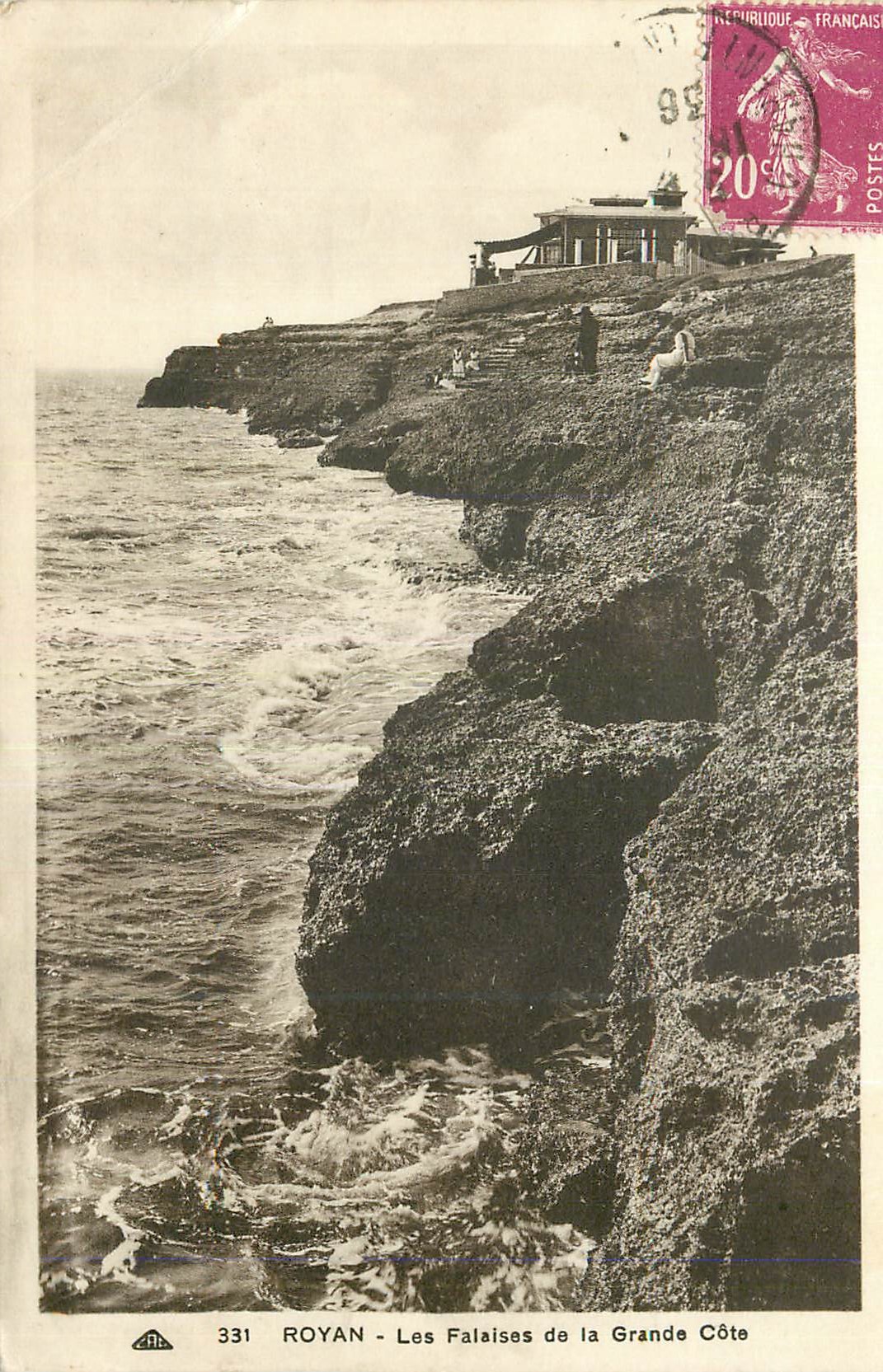 CPA Royan les Falaises de la Grande Cote