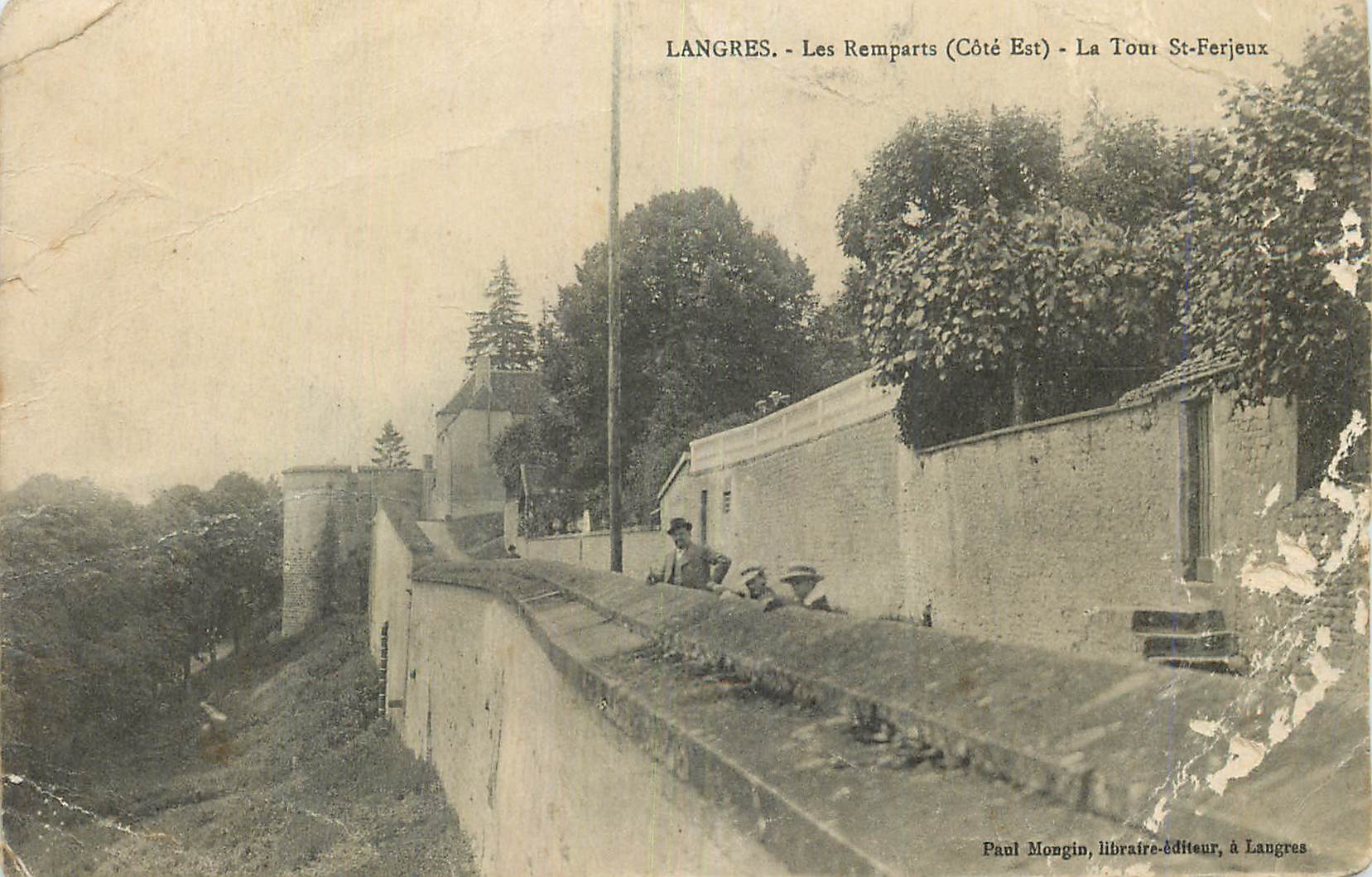 CPA Langres Les Remparts (Cote Est) La Tour St Ferjeux