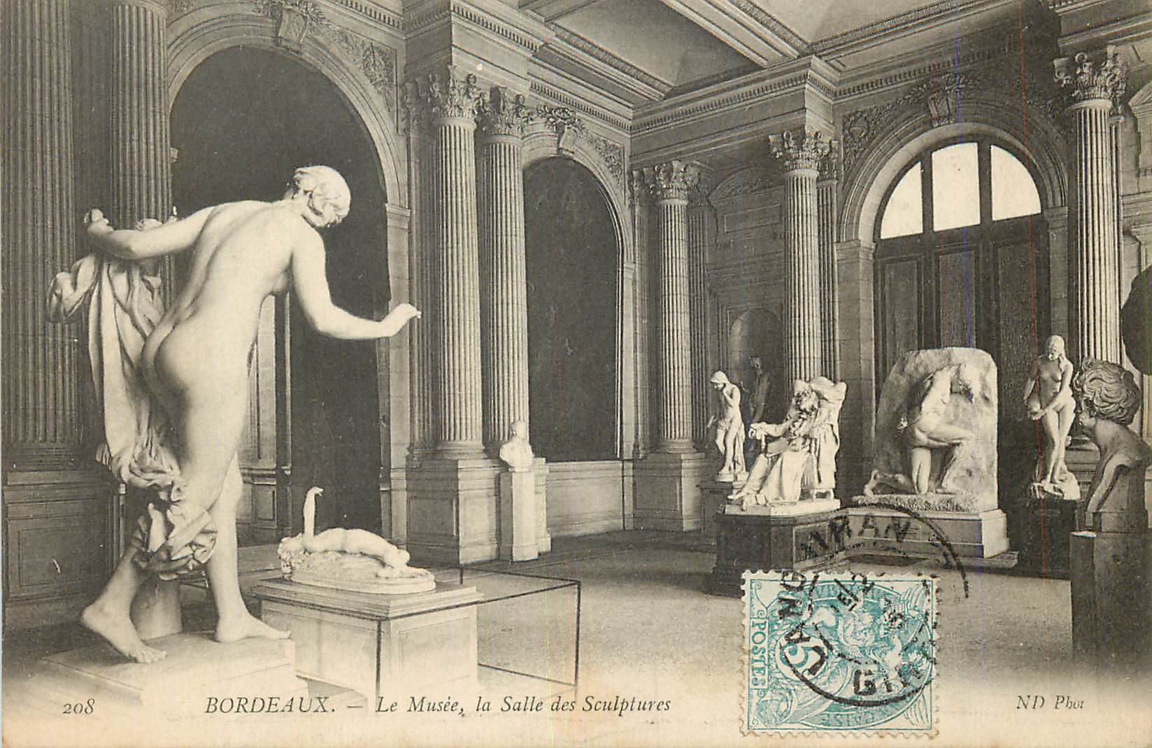 CPA Bordeaux Le Musee La Salle des Sculptures