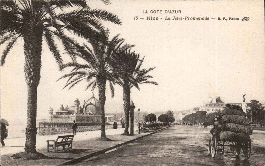 Nice CPA La jetee promenade