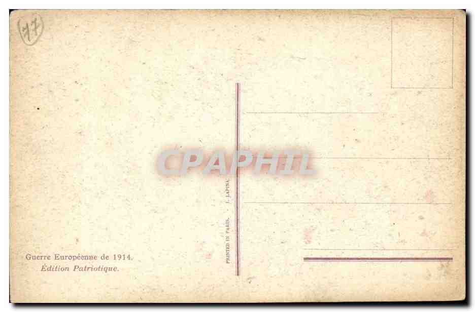 Environs de Chambry CPA Les obus de notre 75 apres la deroute de l'ennemi (militaria) — Rückseite