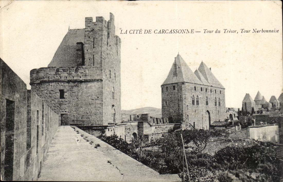 Carcassonne — Tour du Trésor, Tour Narbonnaise — Éditeur non identifié, n° de série non visible
