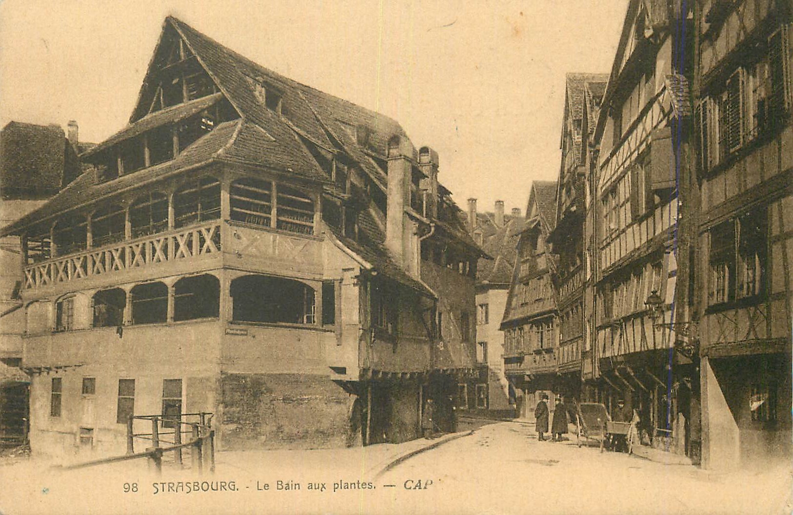 CPA Strasbourg Le Bain aux plantes CAP