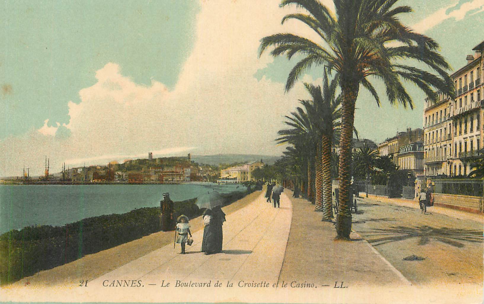 CPA Cannes Le Boulevard de la Croisette et le Casino