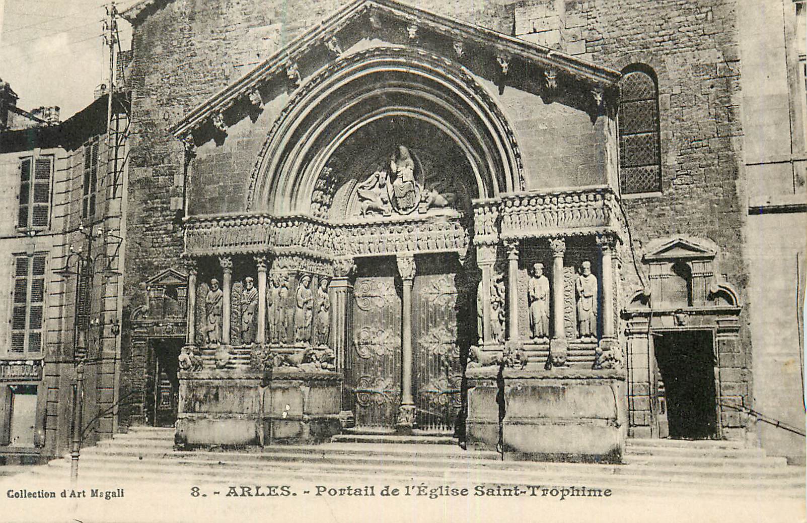 Arles — Portal der Kirche Saint-Trophime — Collection d'Art Mgali, n°8