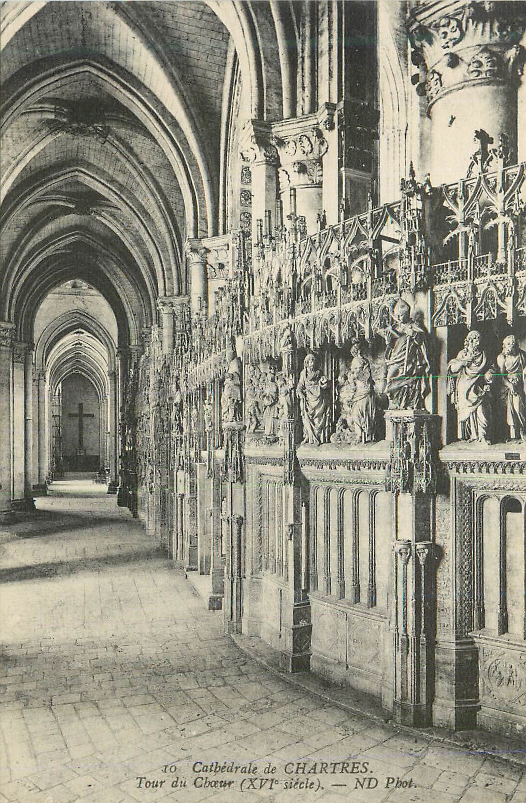 CPA Cathedrale de Chartres Tour du Choeur (XVIe siecle)