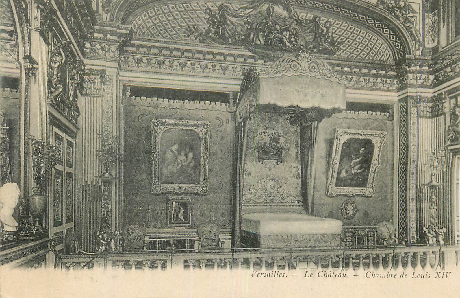 CPA Versailles Le Chateau Chambre de Louis XIV