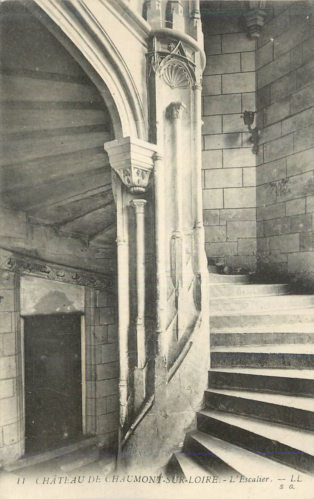 CPA Chateau de Chaumont sur Loire l'Escalier
