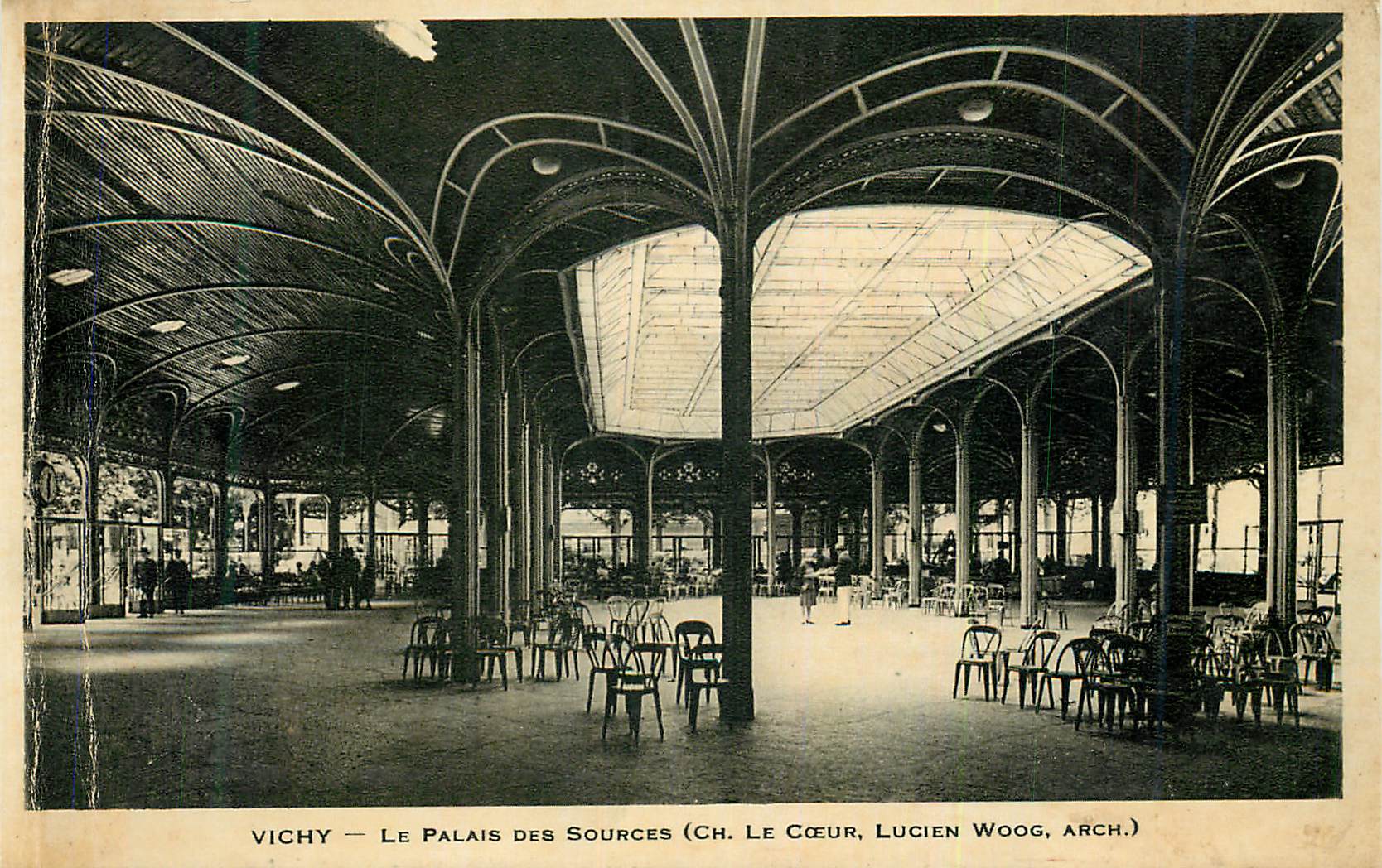 CPA Vichy Le Palais des Sources (Ch Le Coeur Lucien Woog Arch)