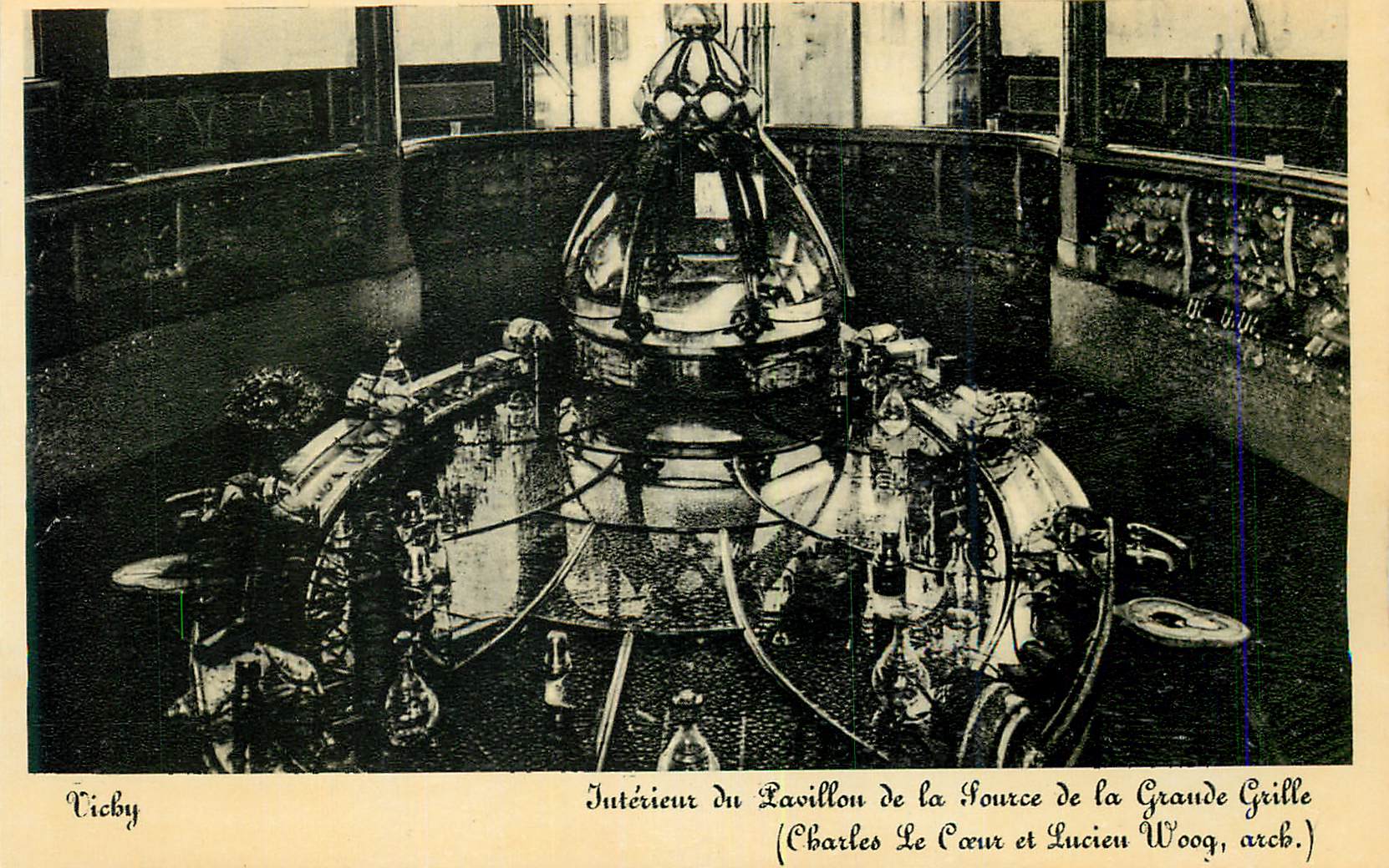 CPM Vichy Interieur du Pavillon de la Source de la Grande Grille (Charles le Coeur et Lucien Woog Arck)
