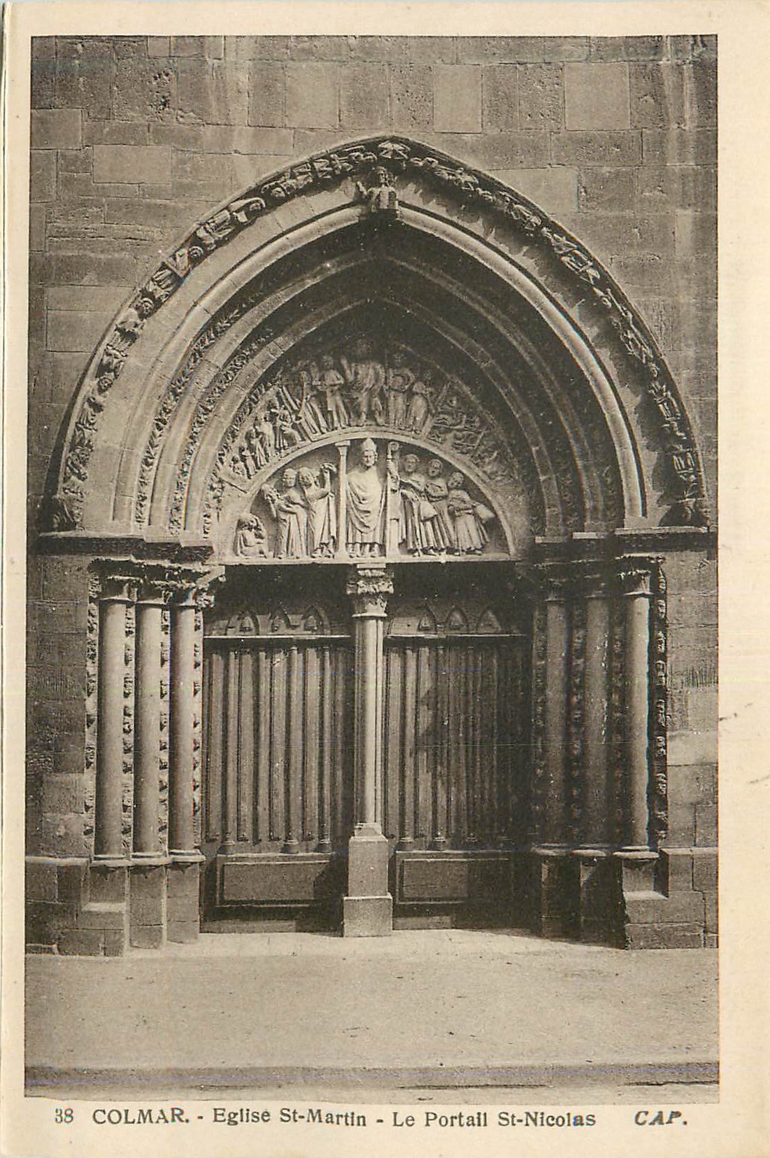 Colmar - Église Saint-Martin - Le Portail Saint-Nicolas — CAP.