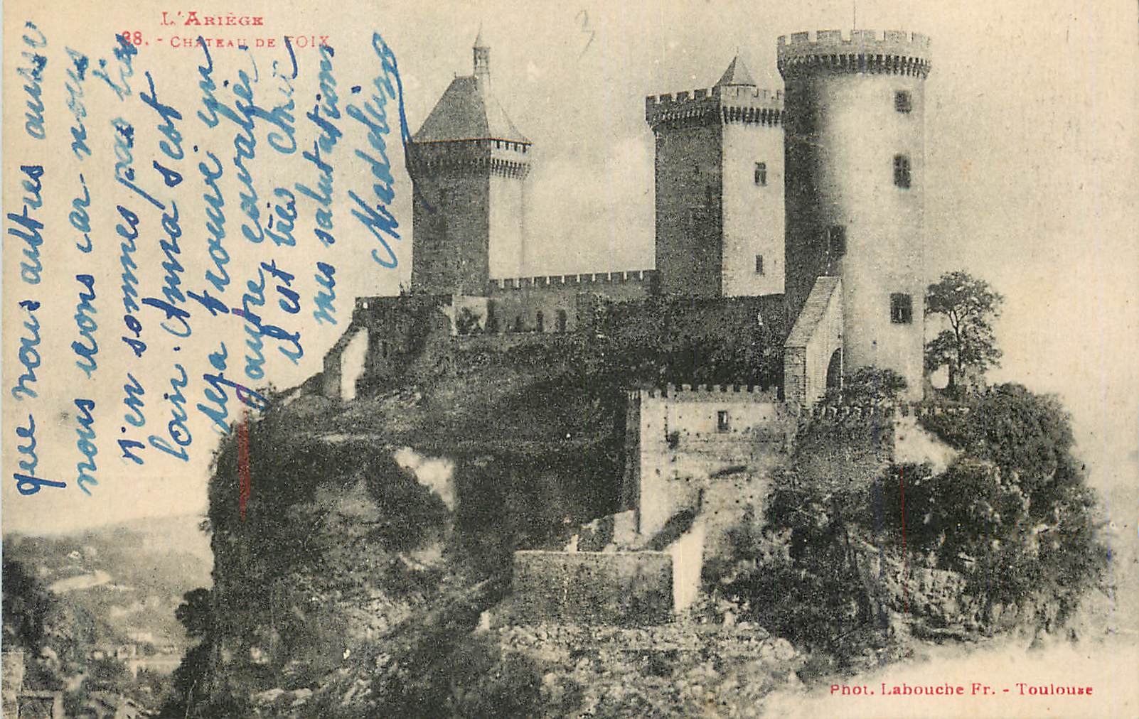 CPA L'Ariege Chateaux de Foix