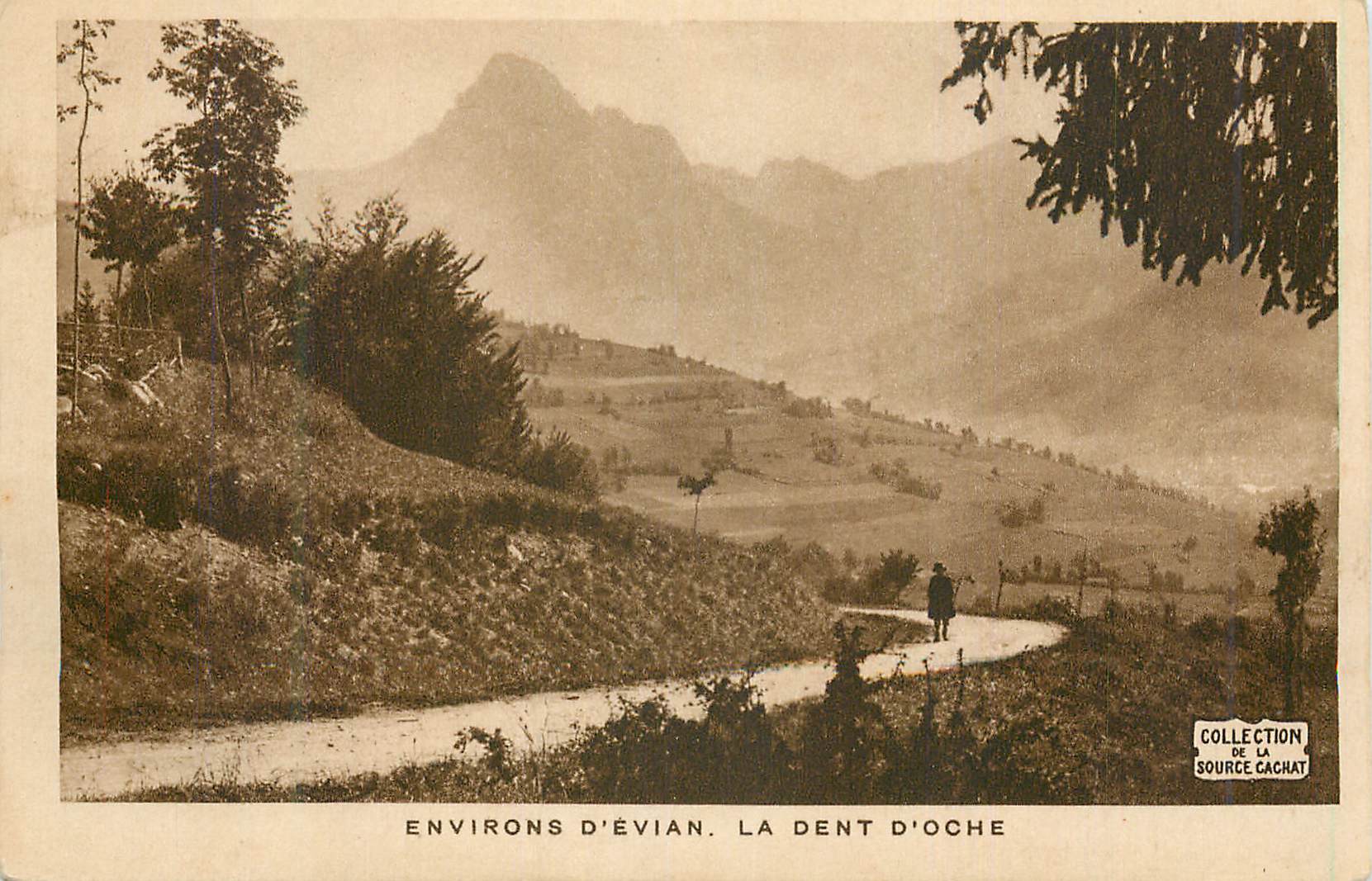 CPA Environs d'Evian La Dent d'Oche