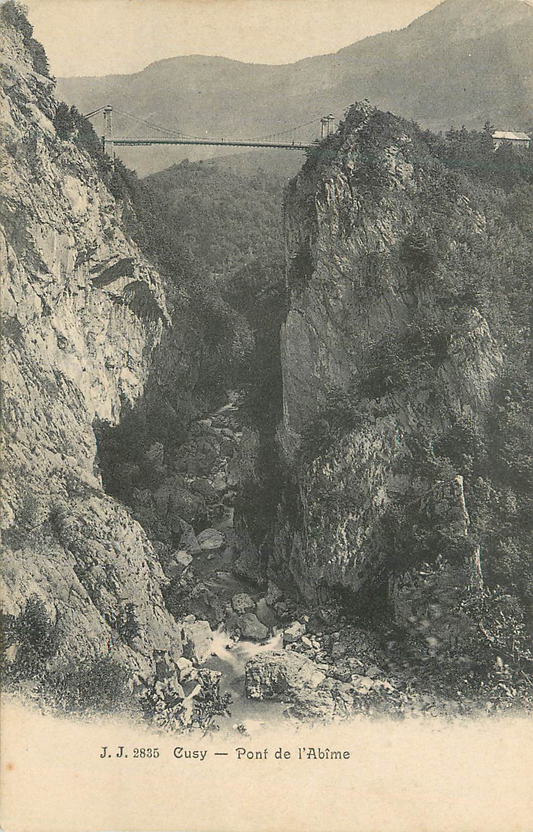 Cusy — Pont de l'Abîme — J.J. 2835