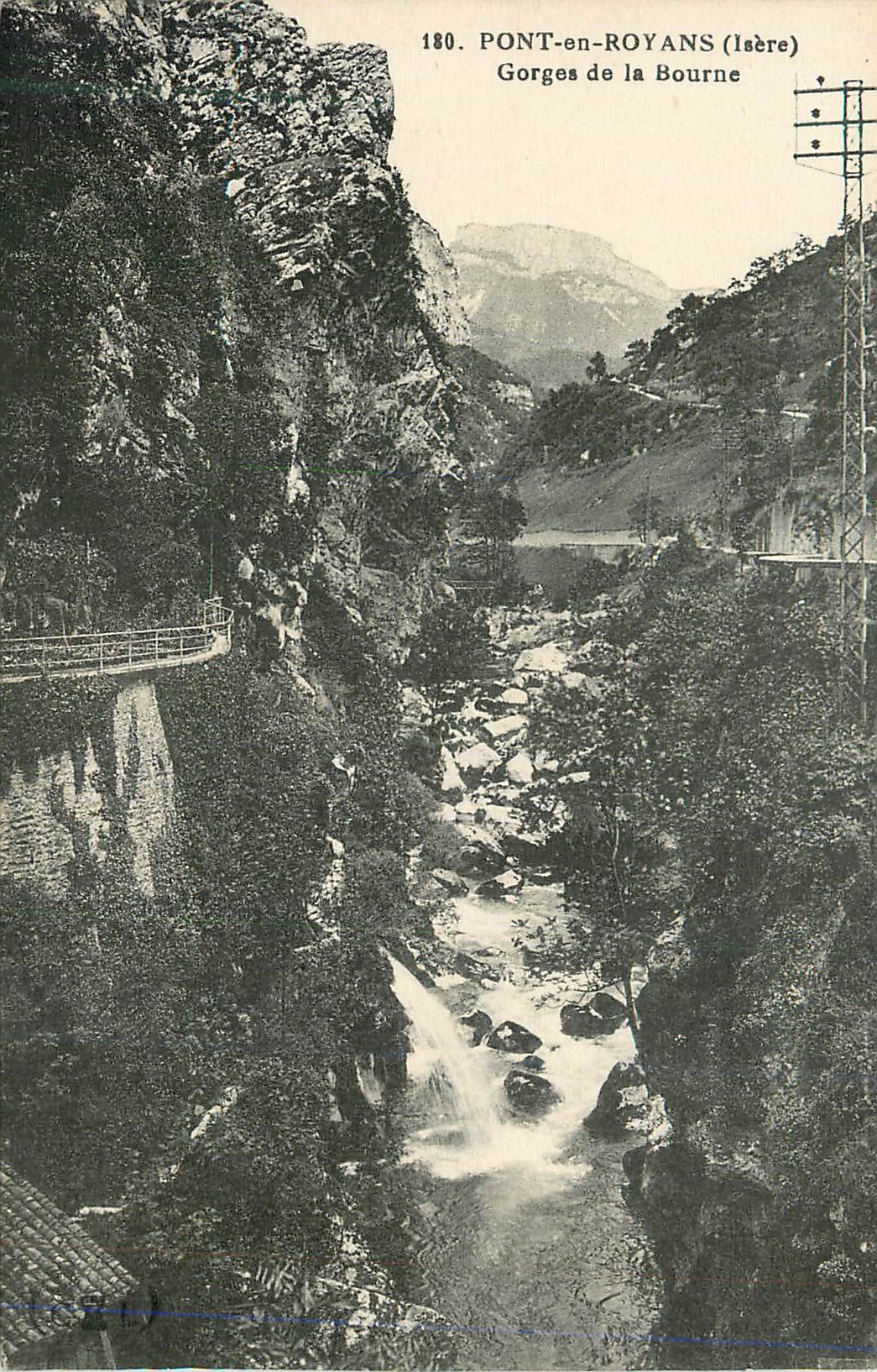 CPA Pont en Royans (Isere) Gorges de la Bourne